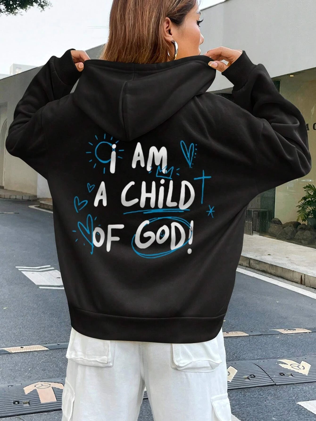 "I Am A Child Of God" Women Hoodie
