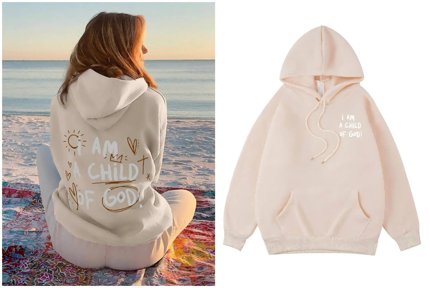 "I Am A Child Of God" Women Hoodie