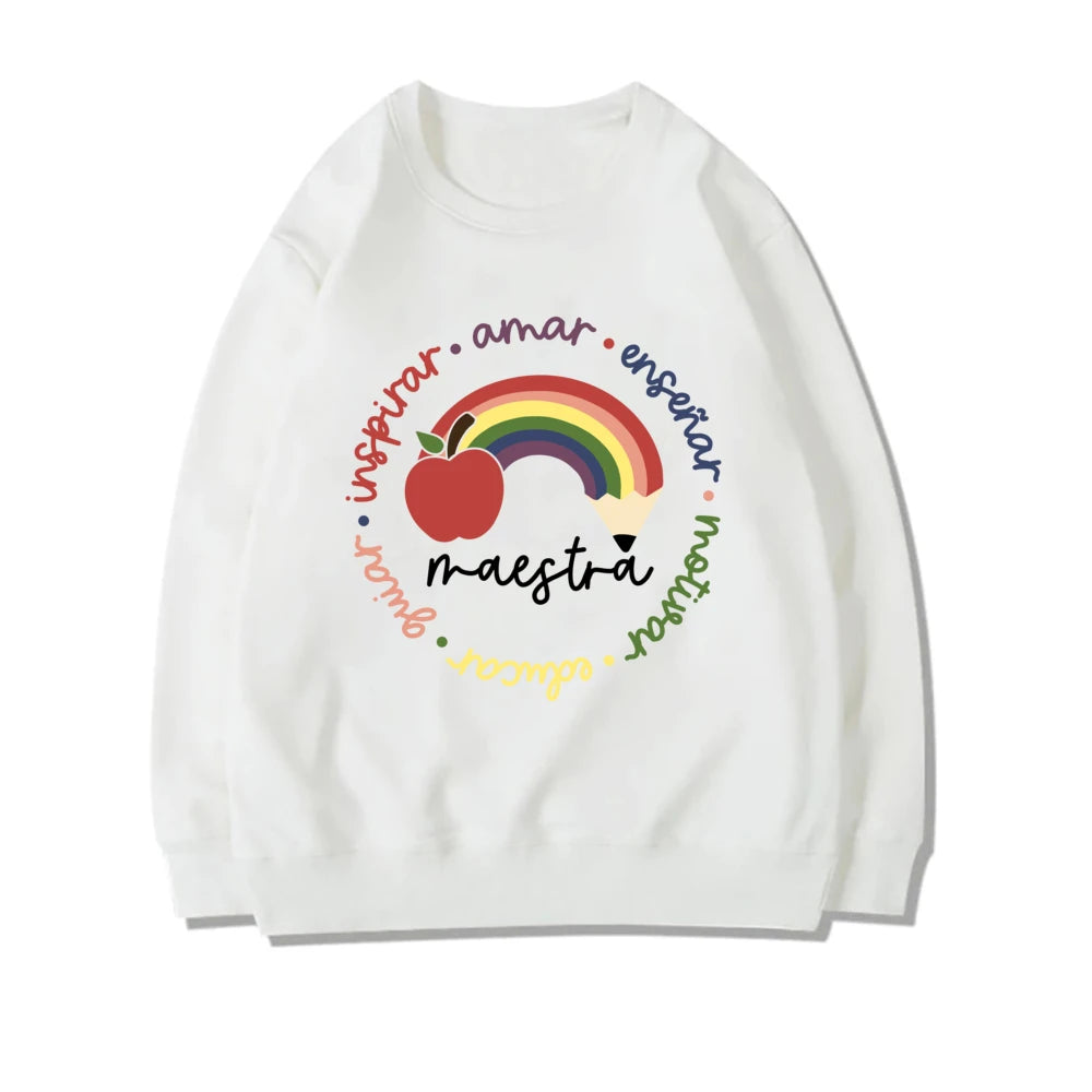 Casual Pencil & MAESTRA Print Teachers Sweatshirt