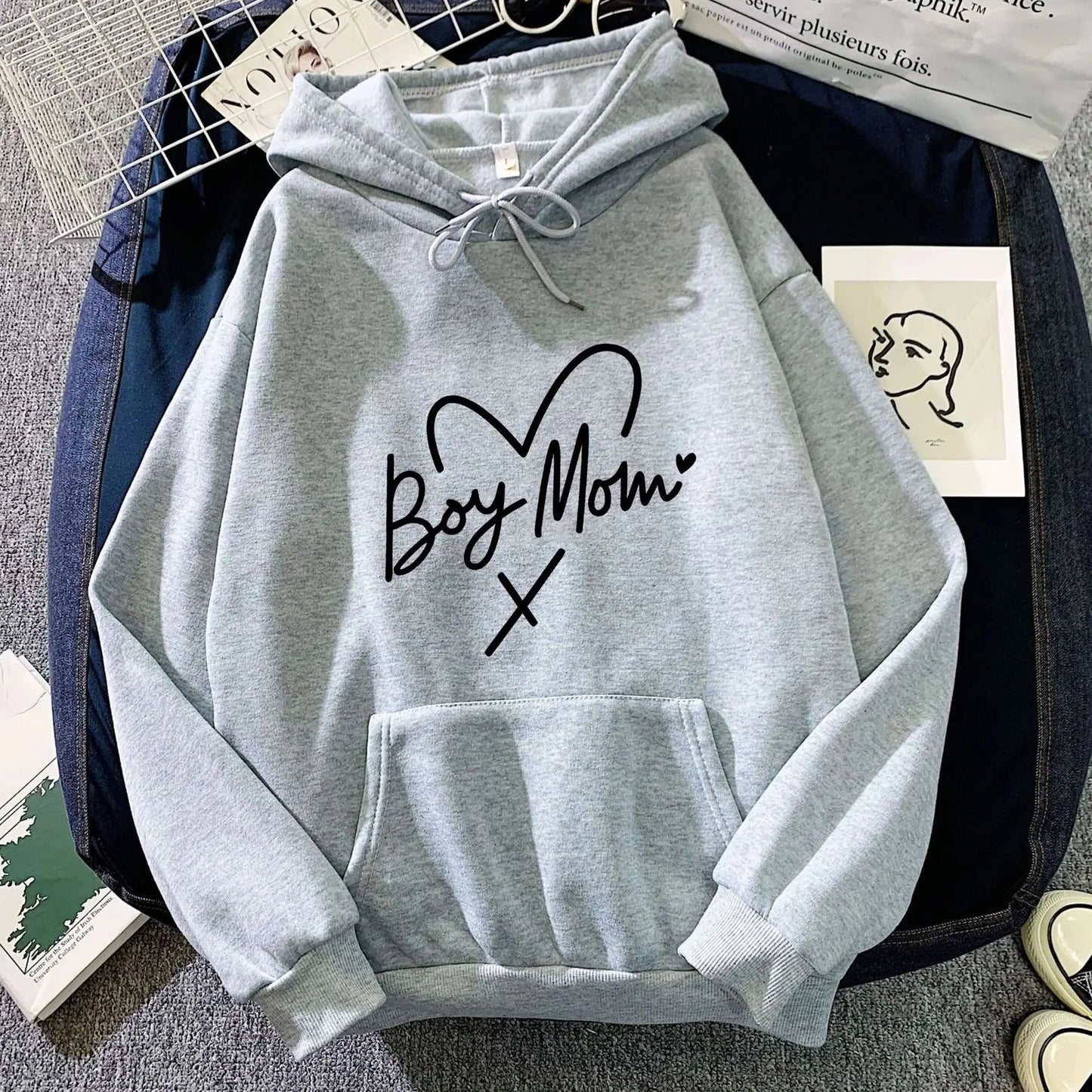 Boy Mom - Mom's Hoodie