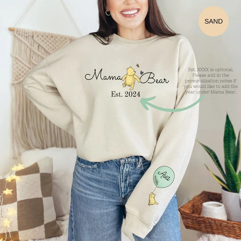 Mama Bear Sweatshirt For Mom
