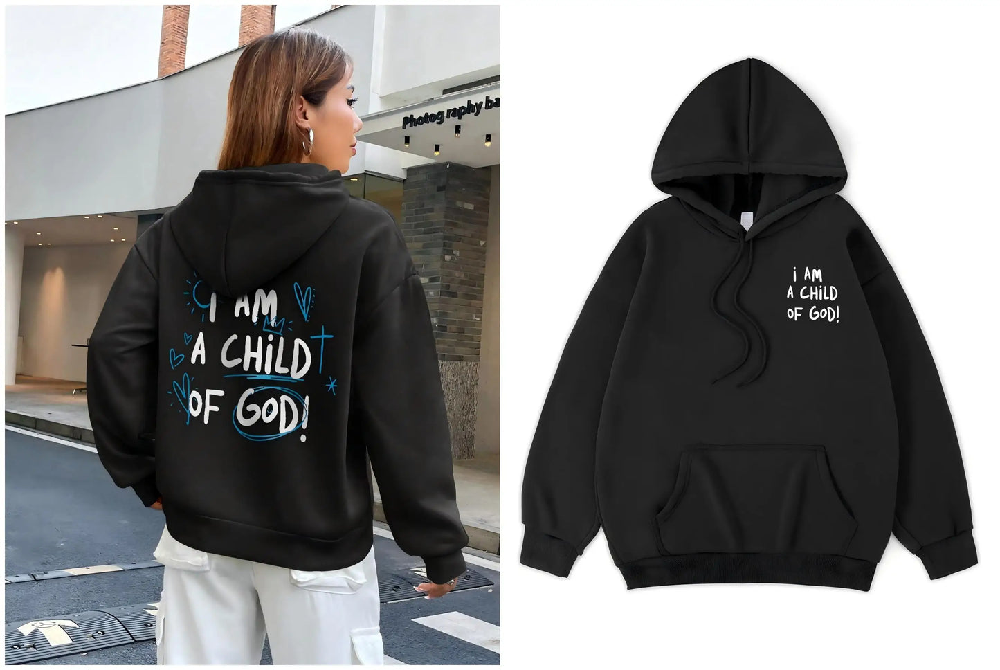 "I Am A Child Of God" Women Hoodie