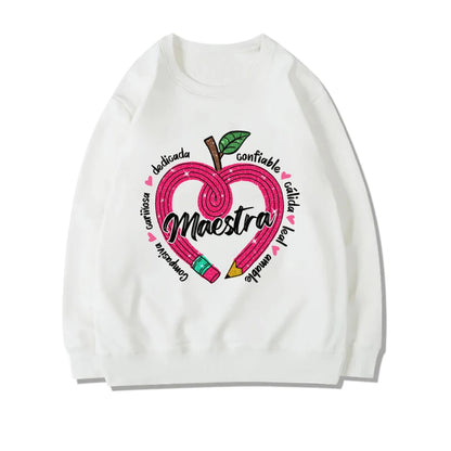 Casual Pencil & MAESTRA Print Teachers Sweatshirt